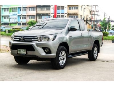 TOYOTA HILUX  REVO  2.4 E SMARTCAB PRERUNNER  ดีเชล  MT 2015 สีเทา รูปที่ 0