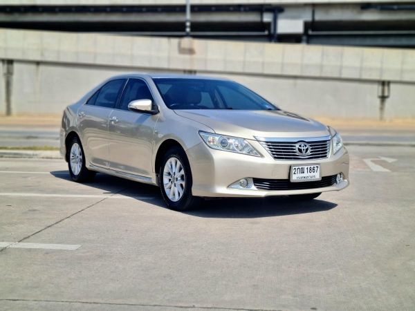 2013 TOYOTA CAMRY, 2.0 G โฉม ปี12-18 สีน้ำตาล เกียร์ออโต้ รูปที่ 0