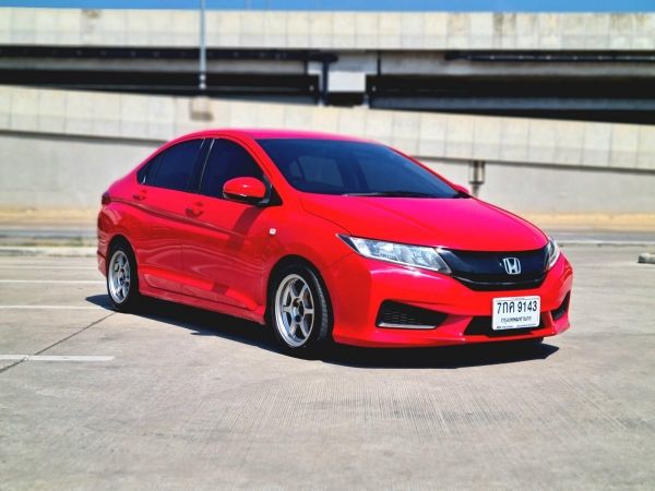 2016 HONDA CITY, 1.5 S i-VTEC โฉม ปี14-19 สีแดง เกียร์ออโต้