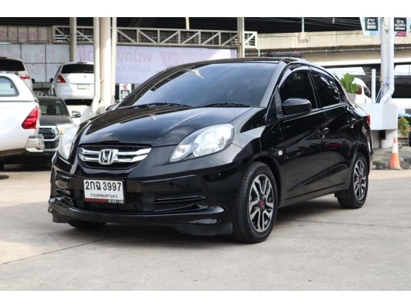 โตโยต้าชัวร์ ฟรีดาวน์  Honda  Brio Amaze 1.2 V A/T ปี 2013 ผ่อนเดือนละ 4,xxx บาท รถเจ้าของมือเดียว