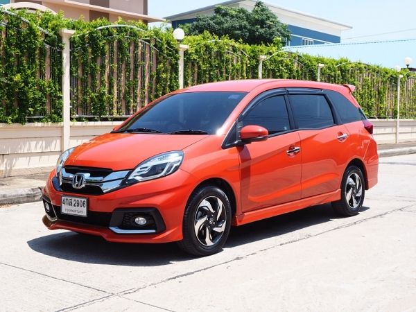 HONDA MOBILIO 1.5 RS ปี 2015 จดปี 2016 เกียร์AUTO สีพิเศษSUNSET ORANGE สภาพนางฟ้า รูปที่ 0