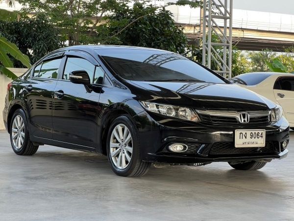 2012 HONDA CIVIC 1.8 E NAVI A/T สีดำ