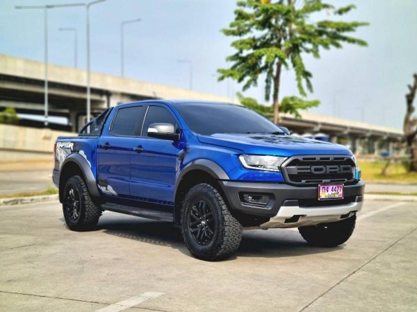 2019 FORD RANGER, 2.0 RAPTOR  TURBO DOUBLE CAB LIMITED โฉม HI-RIDER DOUBLE CAB  สีน้ำเงิน เกียร์ออโต้