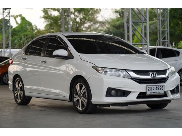 2014 HONDA CITY 1.5 SV  A/T สีขาว