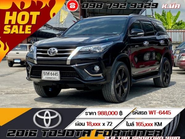 2016 TOYOTA FORTUNER 2.8 TRD SPORTIVO 4WD