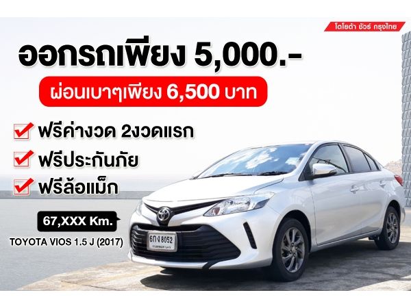 TOYOTA SURE KRUNGTHAI นำเสนอ TOYOTA SOLUNA VIOS 1.5 J (MC) ปี 2017