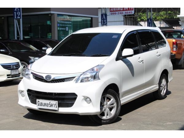 2012 TOYOTA AVANZA 1.5 S *ฟรีดาวน์ แถมประกันภัย อนุมัติเร็ว ผ่านง่าย