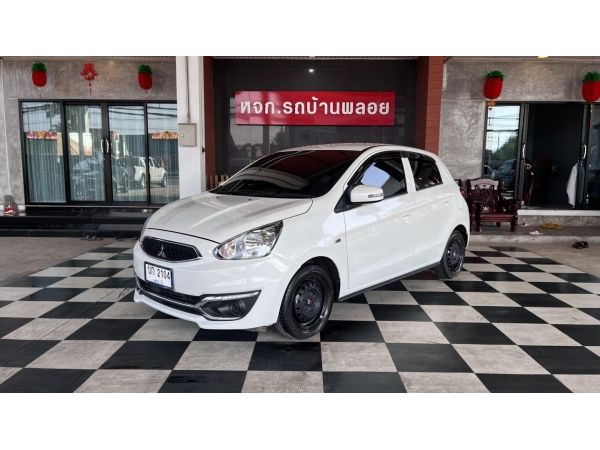 Mitsubishi Mirage GLX รถดี ขาวนวลสวย สภาพนางฟ้า ไมล์น้อยสุดๆ งวดเบา ผ่อนสบาย รูปที่ 0