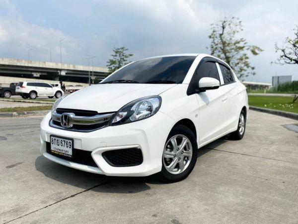 2019 HONDA BRIO AMAZE 1.2 V AT รถใหม่เหมือนป้ายแดง รูปที่ 0