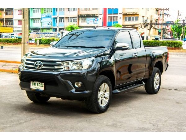 2015/2016 Toyota Hilux Revo 2.4 E Smart Cab ดีเซล สีดำ รูปที่ 0