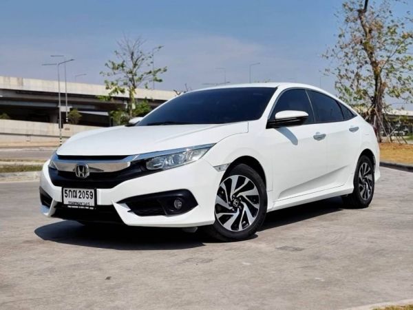 2016 HONDA CIVIC, 1.8 EL Auto สีขาว รถบ้านสวยๆ รูปที่ 0