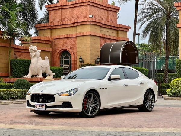 2014 MASERATI GHIBLI 3.0 Turbo S รถสุดหรู เท่ระเบิด (ติดต่อเซลล์น้ำฝ่ายขายโดยตรงไม่ใช่นายหน้า)