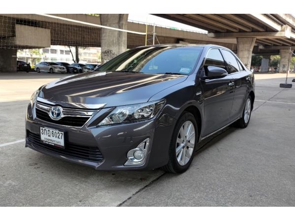 2014 Toyota Camry Hybrid 2.5  AT 6027-125 ✅ไฮบริด ปุ่มสตาร์ท มีพัดลมเป่าเบาะ ม่านหลังไฟฟ้า ✅ไมล์ 125,xxx  เครดิตดีจัดได้ล้น  ✅ซื้อสดไม่มี Vat7% ✅จัดไฟแนนท์ได้ทุกจังหวัด????ผ่อน9,xxx รูปที่ 0