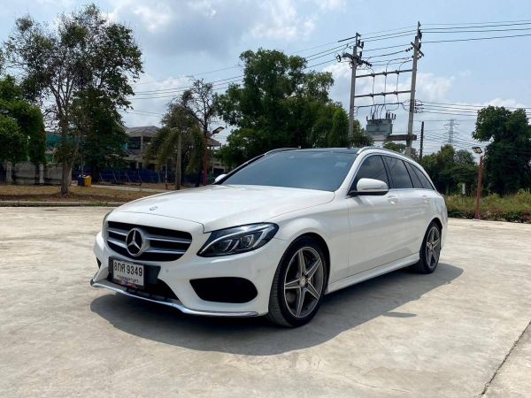 MERCEDES BENZ C300 BLUETECH HYBRID ปี 15 ESTATE AMG DYNAMIC ( W205 )