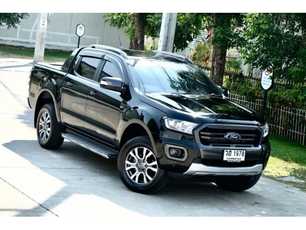 Ford Ranger Wildtrak 2.0turbo Hi-Rider ปี2019 สีดำ ออโต้ ดีเซล