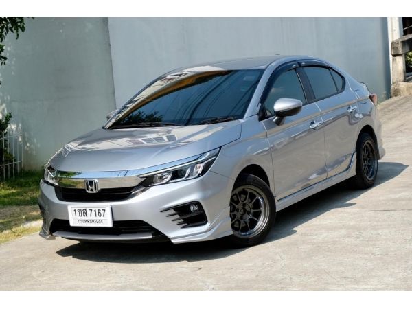 Honda City 1.0 turbo sv ปี2021 เบนซิน ออโต้ สีเทา ไมล์ 34,xxx km. รูปที่ 0