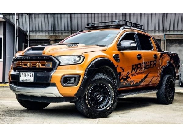 ดุดันไม่เกรงใจใคร Ford ranger 2.0 A/T. Wildtrak 4 ประตู 2019