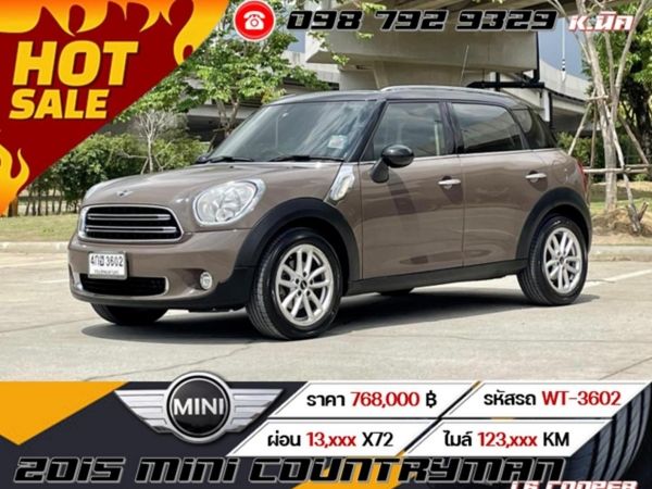 2015 MINI COUNTRYMAN 1.6 COOPER รูปที่ 0