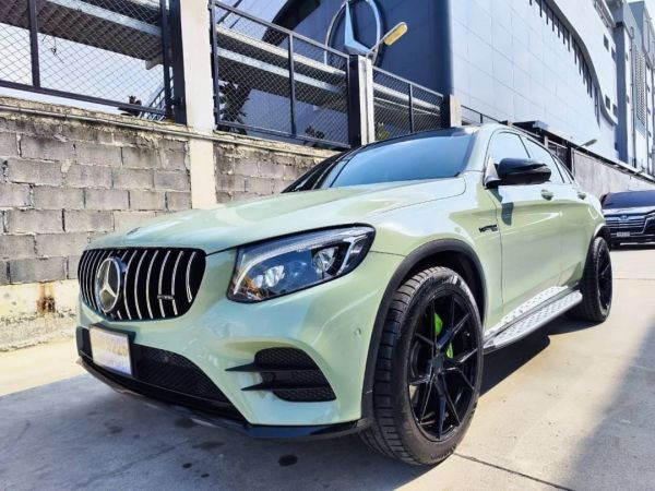 2018 BENZ GLC250d COUPE PLUS AMG สีเทา WRAP สีใหม่เขียวมิ้น