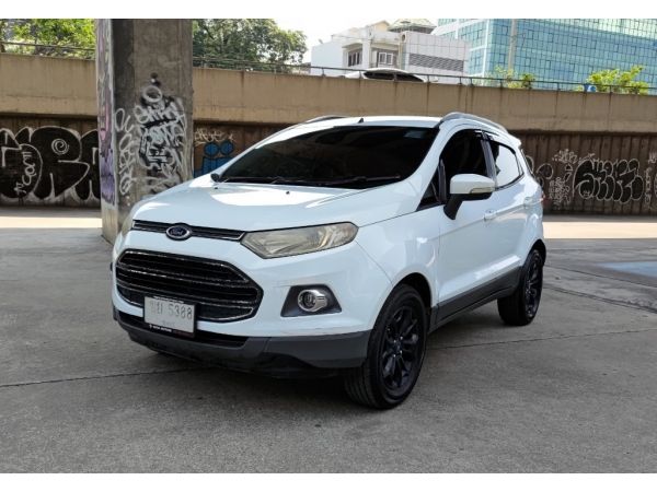 2014 Ford EcoSport 1.5 Titanium Sunroof เพียง 219,000 บาท ดูรถ เลียบด่วนรามอินทรา ✅ เบนซิน ออโต้ ซันรูฟ เบาะหนัง ✅ เอกสารพร้อมโอน มีกุญแจสำรองครับ ✅ เครื่องยนต์เกียร์ช่วงล่างดี ✅ ซื้อสดไม่เสียแวท เครด