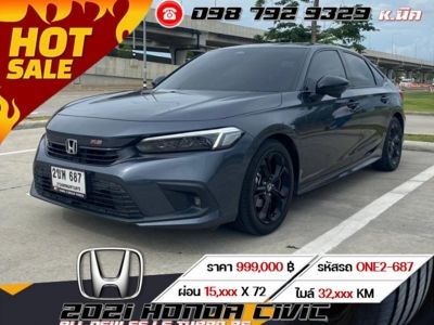 2021 HONDA CIVIC ALL NEW FE 1.5 TURBO RS รูปที่ 0