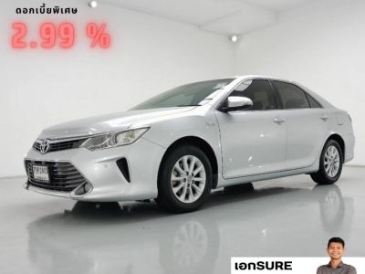 TOYOTA CAMRY 2.0 G (MC) เบาะส้ม 2017 รถมาดผู้บริหารสภาพป้ายเเดงจากโตโยต้าชัวร์