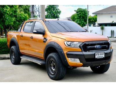 Ford ranger wildtrak 3.2 4WD  เครื่องยนต์ ดีเซล เกียร์ออโต้  ปี2016 สีส้ม ไมล์67,xxx km.