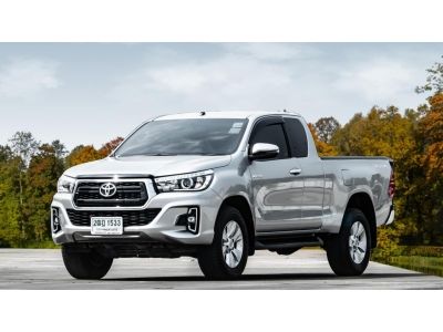 TOYOTA HILUX REVO 2.4 E PLUS PRERUNNER CAB ปี 2018  สีเงิน