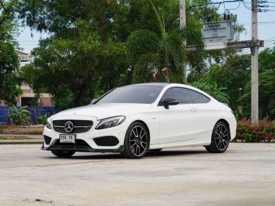 Mercedes Benz C43 3.0 AMG 4Matic Coupe โฉม W205 ปี 2018 สีขาว