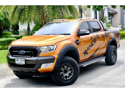 Ford ranger wildtrak 3.2 4WD  เครื่องยนต์ดีเซล เกียร์ออโต้  ปี: 2016 สีส้ม ไมล์: 67,xxx km รูปที่ 0