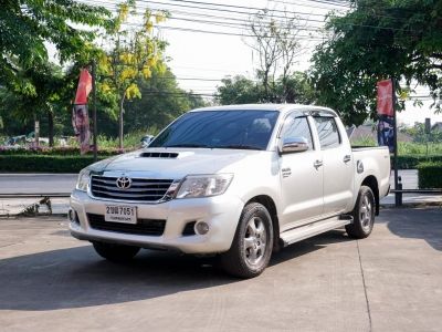 TOYOTA HILUX VIGO 3.0 DOUBLE CAB G สีเงิน เกียร์ AT ปี 2012 รูปที่ 0