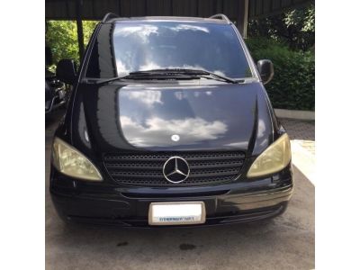 รถบ้าน Benz VITO 115 CDI สีดำ   จดทะเบียน ปี 2007 เครื่อง diesel 2100 cc