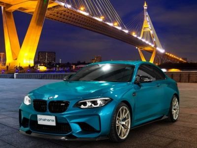 BMW M2 Coupe (F87) ปี 2017 สี Long Beach Blue เบาะดำ วิ่ง 42,000 กม.