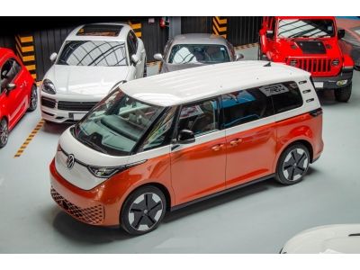 New Volkswagen ID BUZZ ปี 2023 สี Energetic Orange ภายใน ส้ม-ขาว ไมล์เพียง 33 Km.