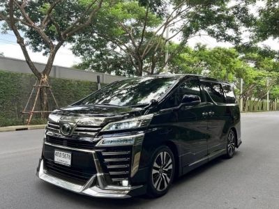 2019 TOYOTA Vellfire 2.5ZG Edition Minorchange Top สุด สีดำ