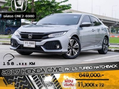 2017 HONDA CIVIC FK 1.5 TURBO HATCHBACK