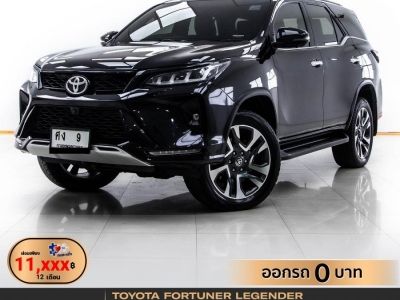 2021 TOYOTA FORTUNER LEGENDER 2.4 BLACKTOP 4WD  ผ่อน 11,316 บาท 12 เดือนแรก