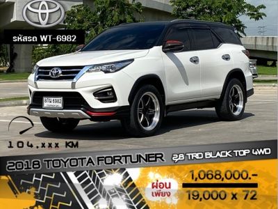 2018 TOYOTA FORTUNER 2.8 TRD BLACK TOP 4WD