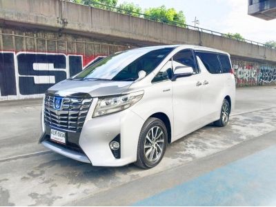 2016 Toyota ALPHARD 2.5 GF รถตู้MPV มือเดียว ประวัติศูนย์ทุกระยะ เบาะ mickymouse