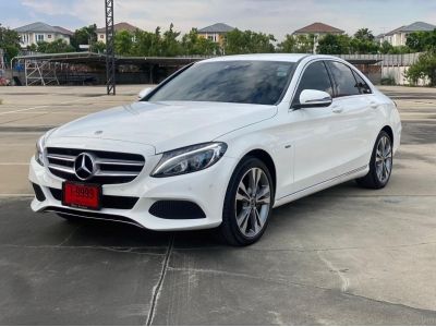 Benz C350e Avantgarde Plug-in HYBRID ปี 2018 สีขาว ไมล์ 79,xxx km. รูปที่ 0