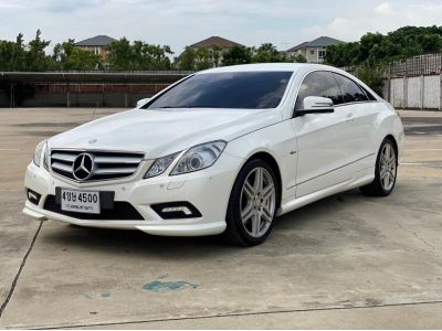 รูปของ Benz E250 Coupe ปี2011 สีขาว เบาะแดง ไมล์เพียง 53,xxx km.