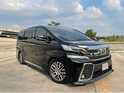 Toyota Vellfire 2.5 ZG EDITION Minorchange ปี 2017 ตัวtop สีดำ