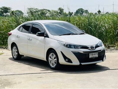 TOYOTA NEW YARIS  ATIV 1.2S TOP ปี2018 สีขาวเกียร์ออโต้ เครื่องเบนซิน รูปที่ 0