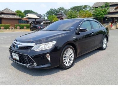 TOYOTA CAMRY 2.5 HV HIBRID PREMIUM NAVI ปี 2017 สีดำ