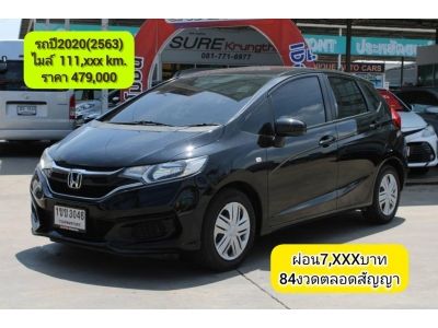 ปี 2020 HONDA JAZZ 1.5 S CC. สี ดำ เกียร์ Auto ราคา 479,000.00 บาท