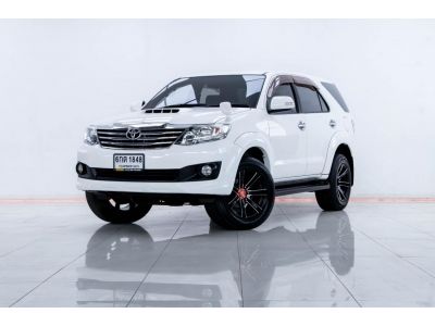 TOYOTA FORTUNER 2.5 G เกียร์ธรรมดา MT ปี 2012 ส่งบัตรประชาชน รู้ผลอนุมัติภายใน 30 นาที