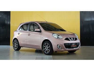 ฟรีดาวน์ สวยจัดๆ 2013 Nissan March 1.2 V Hatchback สีชมพูพาสเทล เกียร์ออโต้ ตัวรถเดิมมากไม่มีอุบัติเหตุ เครื่องช่วงล่างขับดี เครื่องเล่นจอแอนดรอย10 Airbag เบรคAbs รูปที่ 0