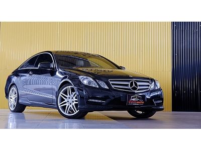 2013 Mercedes-Benz E200 BlueEFFICIENCY AMG 1.8 CGi W207 Avantgarde Coupe AT 7 speed สีดำ สีเดิม ไร้การชน สวยมากน๊อตไม่ขยับ หลังคาแก้ว Panoramic Glass Roof