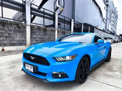 2017 FORD MUSTANG 2.3 EcoBoost  สีฟ้า เกียร์ออโต้ วิ่งน้อยเพียง 35,XXX KM รถสวย รูปที่ 0