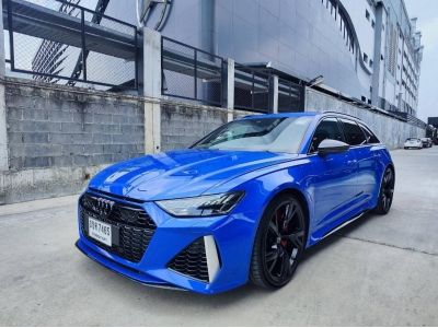 2021 Audi RS 6 Avant V8 4.0 Bi-Turbo สีน้ำเงิน